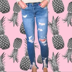 american eagle stretch jeggings